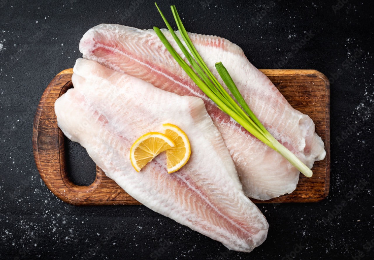 Ryklinio šamo filė (Pangasius hypophthalmus) — Importuota žuvis